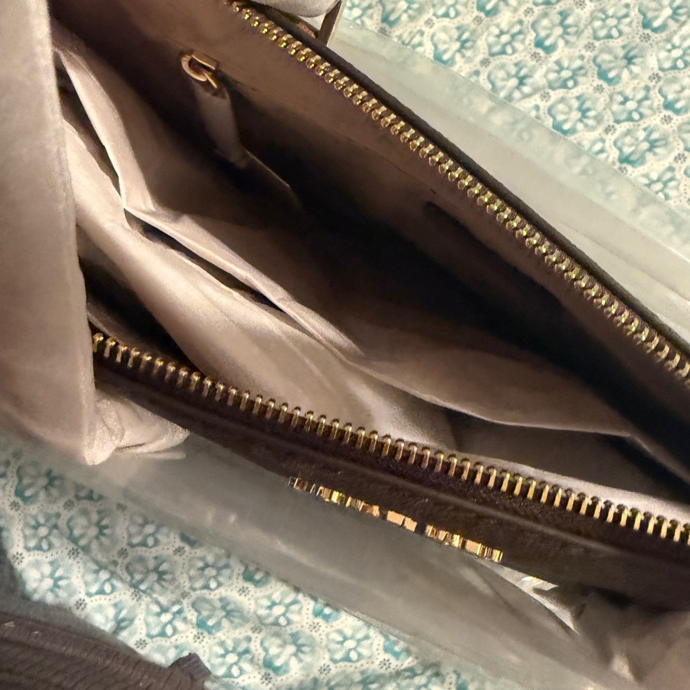 Michael Kors Brown Leather Tote - Picture 4 of 4